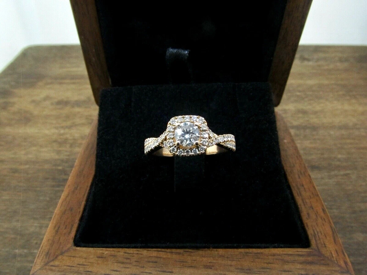 Vera wang rose store gold engagement ring