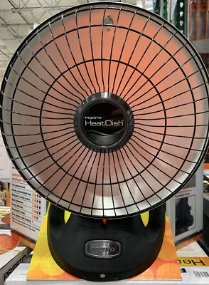 Presto Heat Dish Parabolic Electric Heater (Black Grill) 75741079271 | eBay
