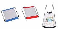 CLEAR DRAWSTRING BAG WORKOUT GYM YOGA RUNNING FITNESS HIKING BACKPACK G2434