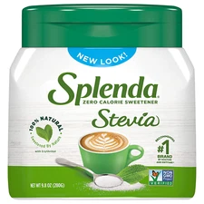 Stevia Zero Calorie Sweetener, Plant Based Sugar Substitute Granulated Powder
