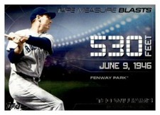 Ted Williams 2015 Topps Update Tape Measure Blasts Card #TMB-14