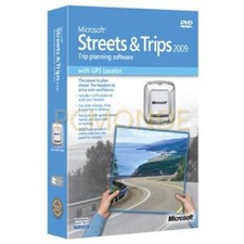 Microsoft Streets  Trips 2009 for PC - USA - GPS Locator ZV3-00019 
