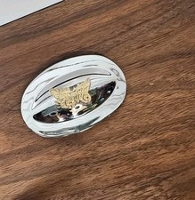Covered Wagon On Chrome Belt Buckle
