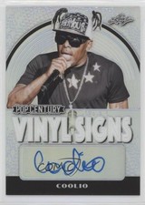 2020 Leaf Pop Century Vinyl Signs 5/27 Coolio #VS-C1 Auto 9w4