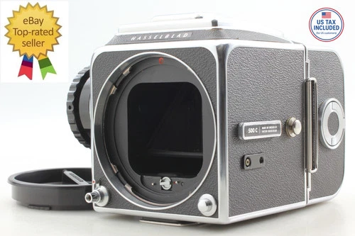 [MINT] Hasselblad 500C Medium Format Film Camera Body + Film back A12 from JAPAN