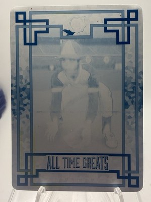 2024 All Time Greats Ozzie Smith  #93 Cyan Printing Plate 1/1