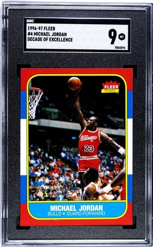 1996 Fleer Jordan SGC 9