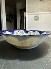 Japanese Fine Porcelain Hand Painted Enamel Bowl Scalloped Edge — photo 2