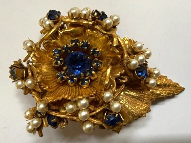 Miriam Haskell Fashion Signed Vintage & Antique Brooches & Pins