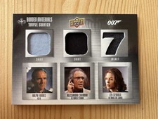JAMES BOND costume relic card SPECTRE BM-62 triple M & Sciarra & Madeleine