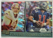 1993 Pro Set #CC10 Drew Bledsoe / Mark Rypien College Connections Washington St