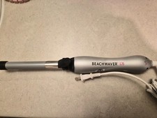 BeachWaver S1 BW1136S1 Rotating 1 Curling Iron Black and Silver, MINT Condition