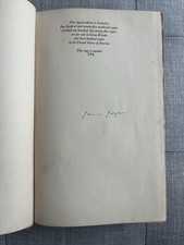Product Image: Finnegans Wake, James Joyce, signed and numbered limited edition, Faber 1939
