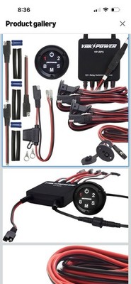 Yak Power YP-RP5 12V Relay Switching System w/ Controller Wiring Harness Kit
