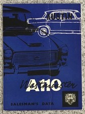 AUSTIN A110 Westminster Car Salesman's Data Guide c1962  Ref 2080