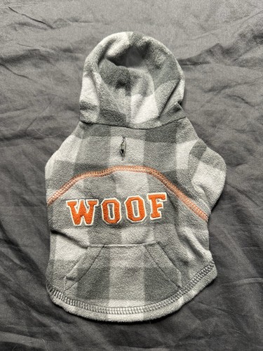Woof Dog Hoodie Size XXS
