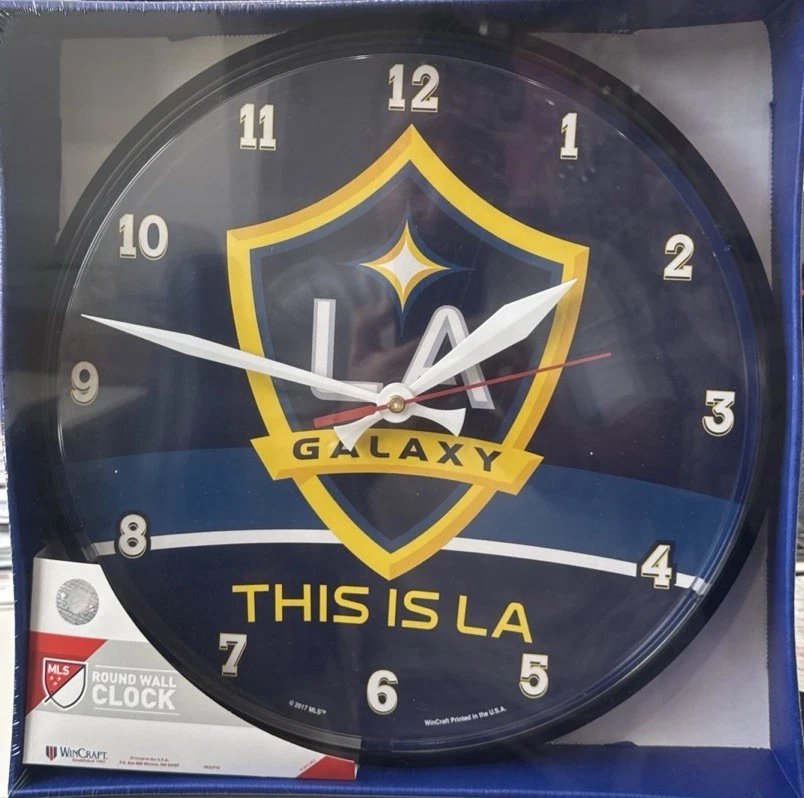 MLS Los Angeles Galaxy Wall Clock Wincraft - Image 1 of 1