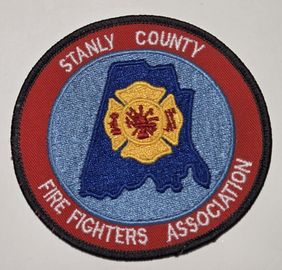 Stanly County NC Fire Fighters Association Dept Patch Albemarle North Carolina