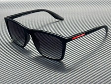 PRADA LINEA ROSSA PS B08S 1AB09U Black Grey Gradient Men's 56 mm Sunglasses