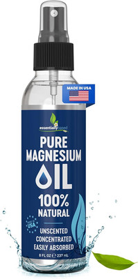 Pure Magnesium Oil Spray 8oz - Topical Magnesium Spray for Sleep & Feet - Extra