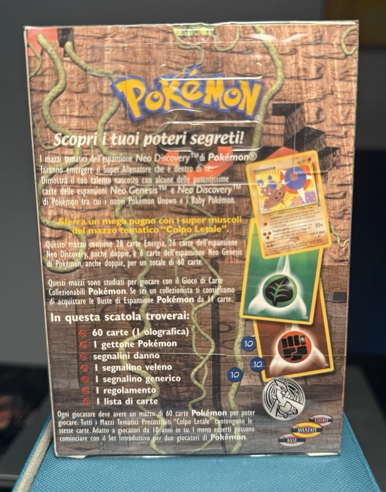 Pokemon-Mazzo-Tematico-NeoDiscovery-Sealed-ITA -CONDIZIONI PERFETTO SIGILLATO - Immagine 2 di 4
