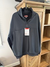 TRU-SPEC 24-7 Series Grid Fleece Zip Thru Unisex Job Shirt Navy 2XL 2077007