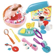 Little Dentist Color Dough Set, Dental Tools Kit Drill and Fill US SELLER