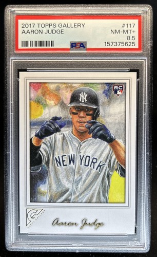2017 Topps Gallery Aaron Judge Rookie RC #117 New York Yankees PSA 8.5