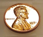 1951 Gem Proof  Lincoln Wheat Cent EYE CANDY Blazing Red Beauty #1227 ~ 2