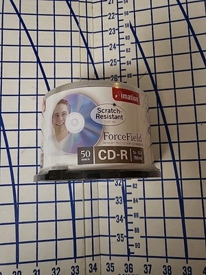 New Sealed Imation CD-R 50 Discs 1x-52x 700mb Music Scratch Resistant 