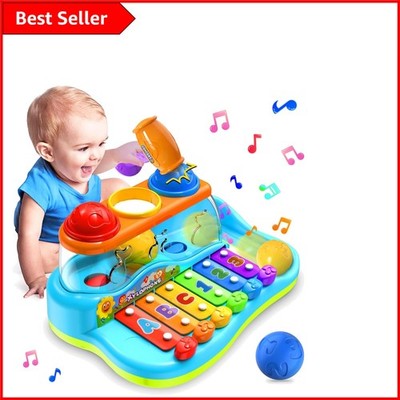 Tragbares Baby Xylophon Musikspielzeug - verbessert Kreativität & Koordinationsfähigkeiten