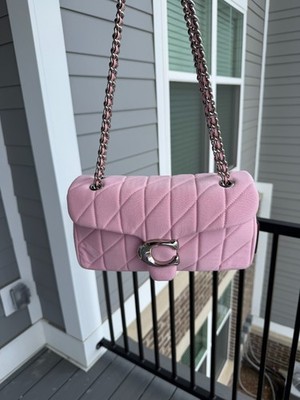 COACH Denim Pink Tabby 26 Quilted Shoulder Bag  Brand New