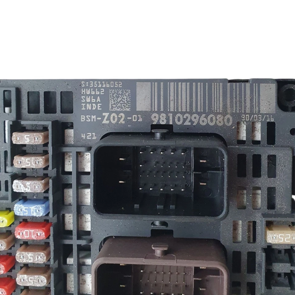 Bsm (boitier servitude moteur] 9810296080 Citroen C4 2010 - Photo 3/4