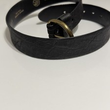 Rare Vintage Full Elephant Print Cowboy Belt Size 28 With Brass