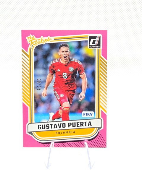 2024-25 Panini Donruss Gustavo Puerta The Rookies Pink /25