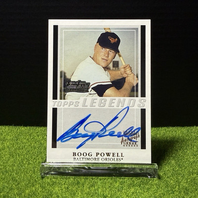 Topps 2003 Team Topps Legends Autographs Boog Powell Auto #TT-BP Orioles