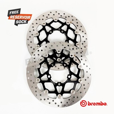 Brembo schwimmende Bremsscheiben vorne Paar passend für Triumph 675 Street Triple RX 2015-