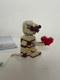 LEGO Seasonal: Valentine's Cupid Dog (40201) Complete + Instructions - No Box