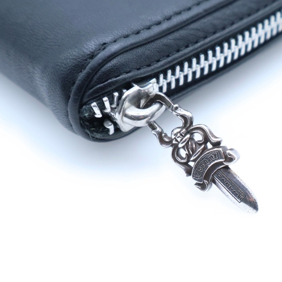 Chrome Hearts Rec F Zip 3 Semi-Metallic Cross Patch Dagger Round Zipper Used 936 thumbnail 6