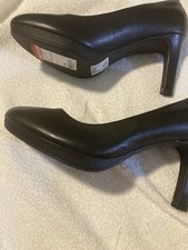 CLARKS COLLECTION Women's Black Leather Ambyr Joy Pumps SZ 7.5 BRAND NEW W/TAGS