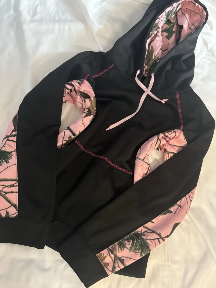 Trail Crest para mujer talla pequeña negro y rosa Foto 2 de 4