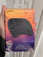 BLACK Mini Wireless Keyboard for Android or PC Media Remote Gaming Xbox 360 PS3