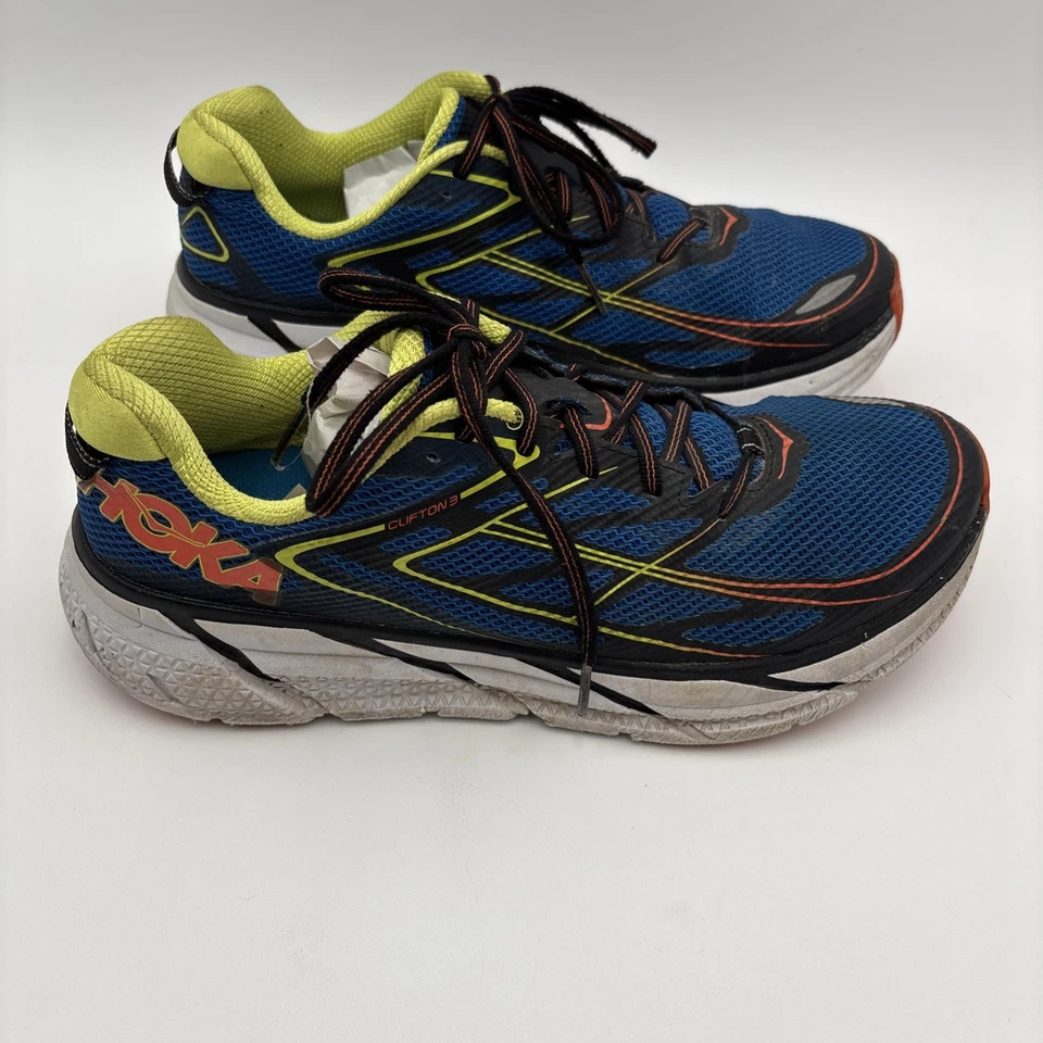 Кроссовки беговые Hoka One One мужские 9,5 Clifton 3 1012046 BRON синие - Изображение 4 из 4
