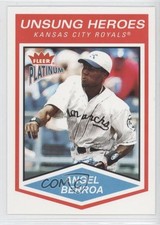 2004 Fleer Platinum Unsung Heroes Angel Berroa #168 0q3