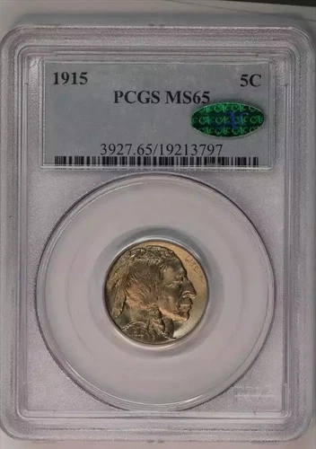 1915 Buffalo Nickel PCGS MS65 CAC