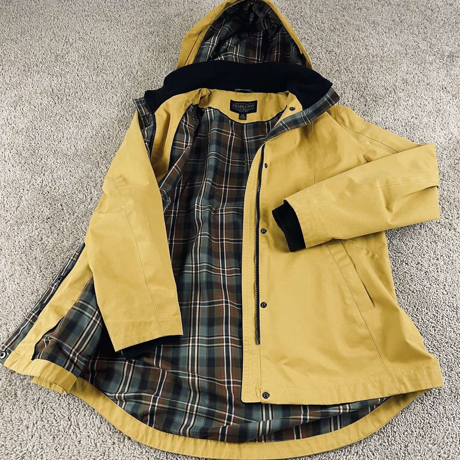 Pendleton Rain Trail Jacket Women’s Large Hidden … - image 1