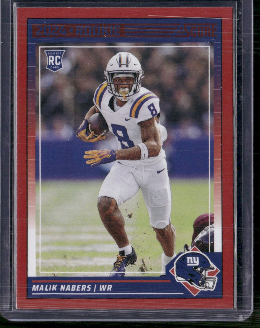 2024 Score #306 Malik Nabers Red