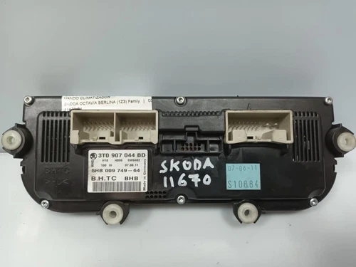 3T0907044BD Mando Climatizador para SKODA OCTAVIA BERLINA (1Z3) Family 3959218 - Imagen 2 de 10