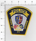 TOWN OF ORANGE ^^ CONNECTICUT -- COLLECTIBLE POLICE EMBROIDERED PATCH