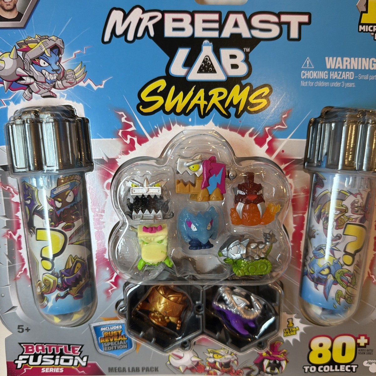 MrBeast NEW BATTLE FUSION SWARMS Mega Lab Pack Series 4 - Mr Beast